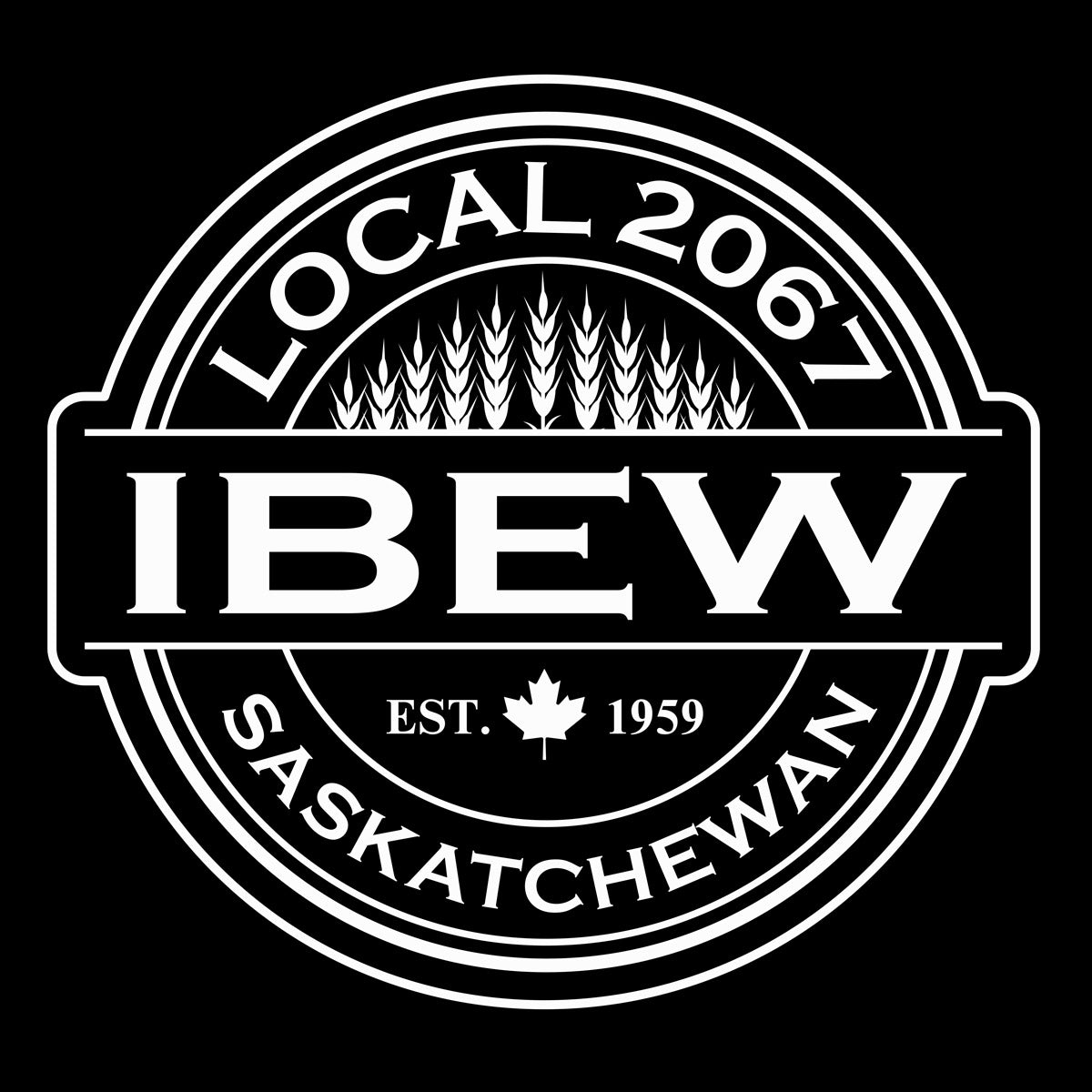 Personalized IBEW 2067 - Wheat Stamp Apparel