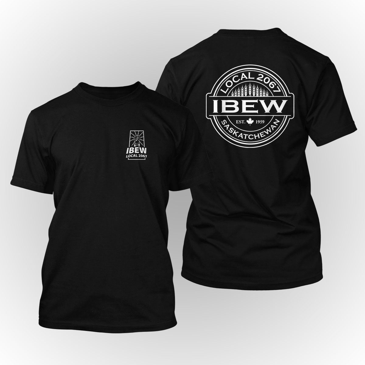 Personalized IBEW 2067 - Wheat Stamp Apparel