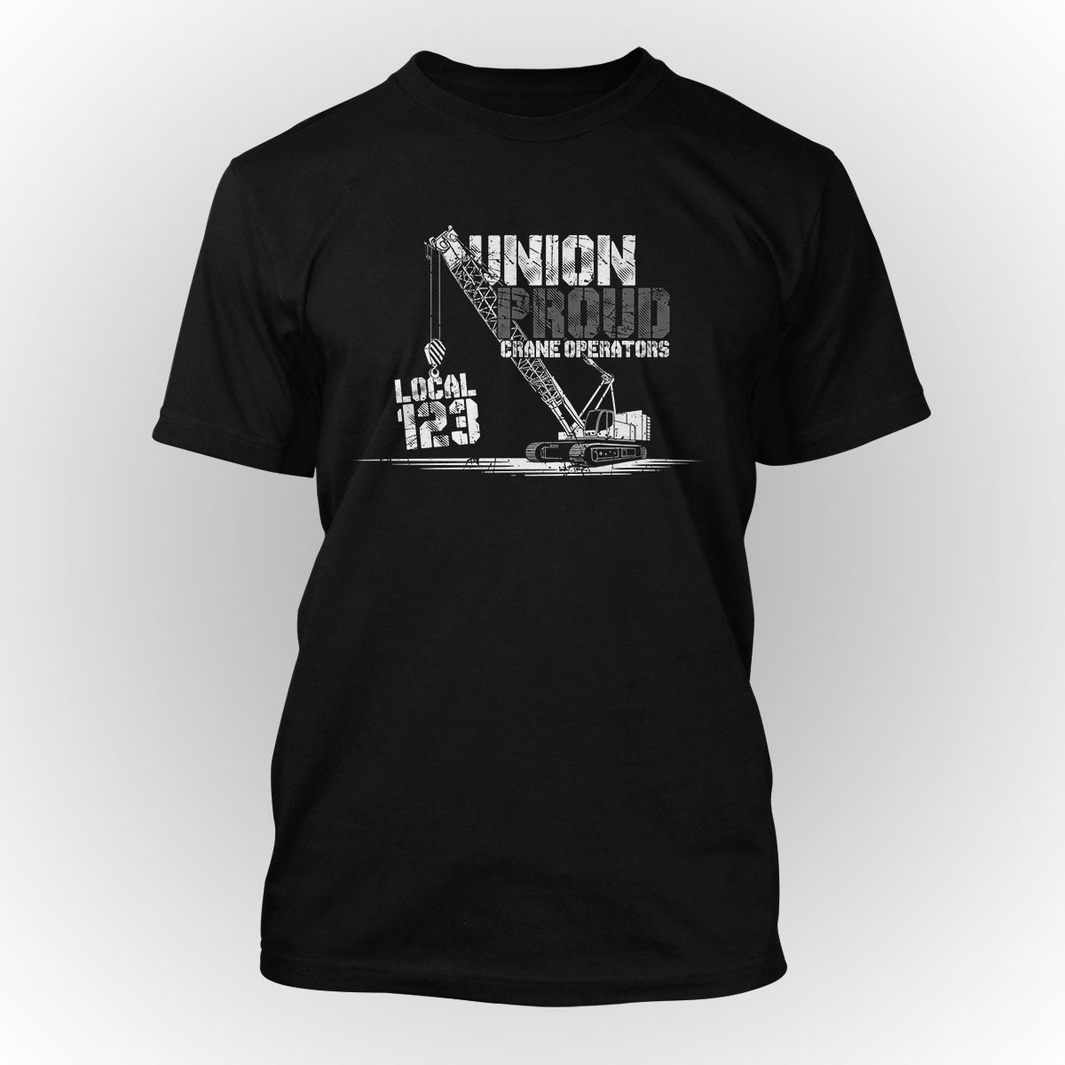 IUOE - Crane Operators Black and White
