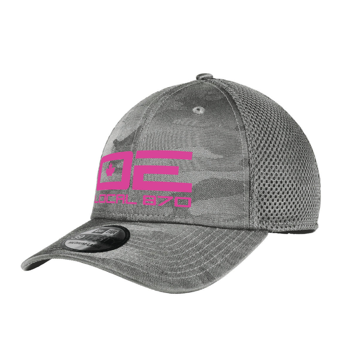 IUOE 870 - Tonal Camo Cap - PINK Embroidery