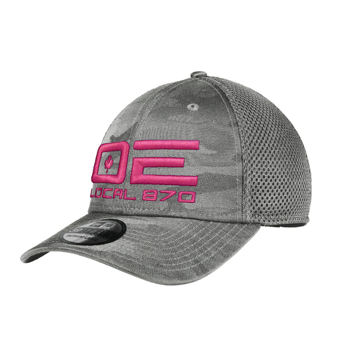 IUOE 870 - Tonal Camo Cap - PINK Embroidery