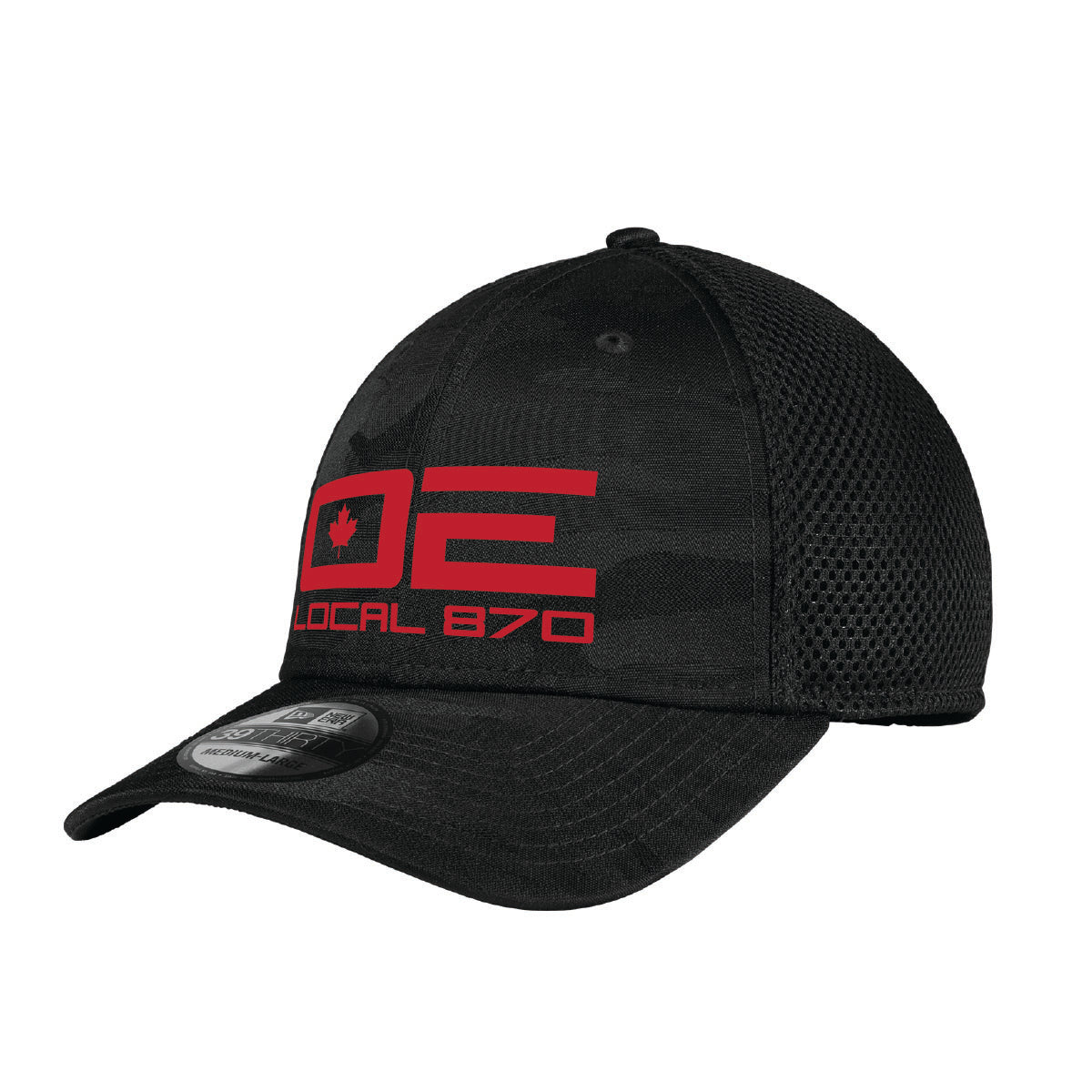 IUOE 870 - Tonal Camo Cap - RED Embroidery