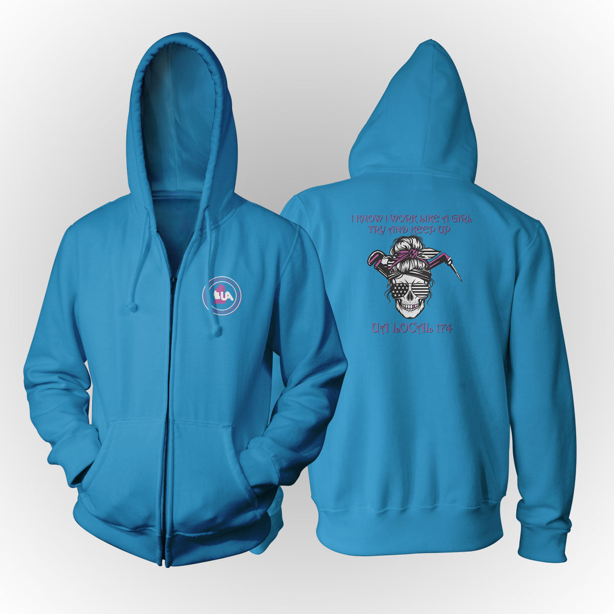UA Local 174 Work Like A Girl Apparel