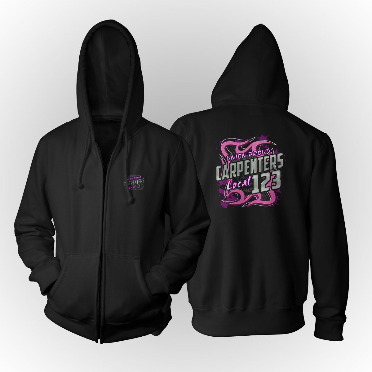 UBC - Carpenters Pink Metal Apparel