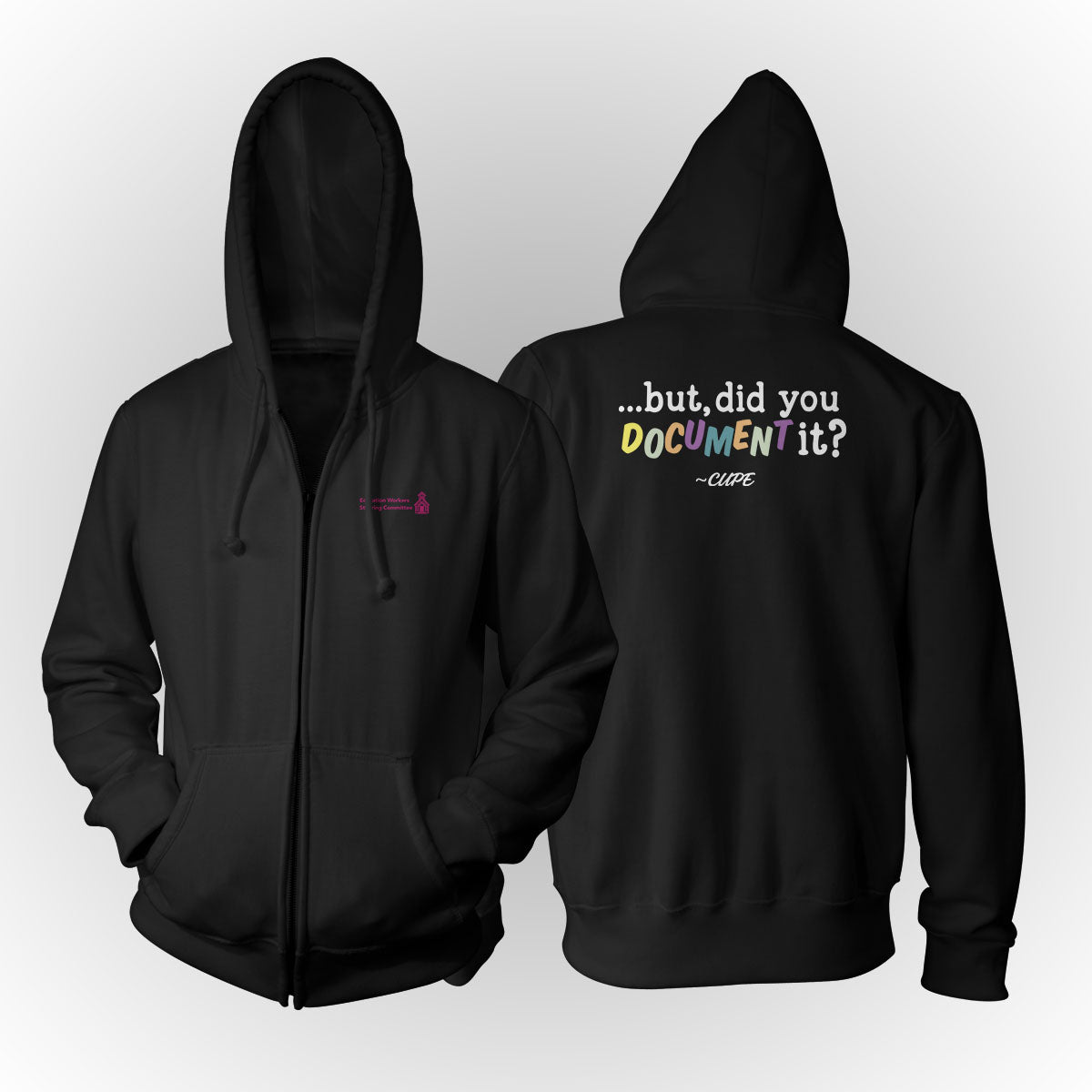 Did You Document It - Zip Up Hoodie