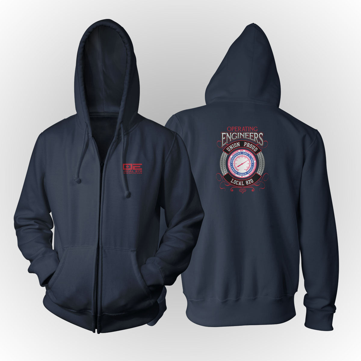 IUOE 870 - Union Proud Dial (Navy)