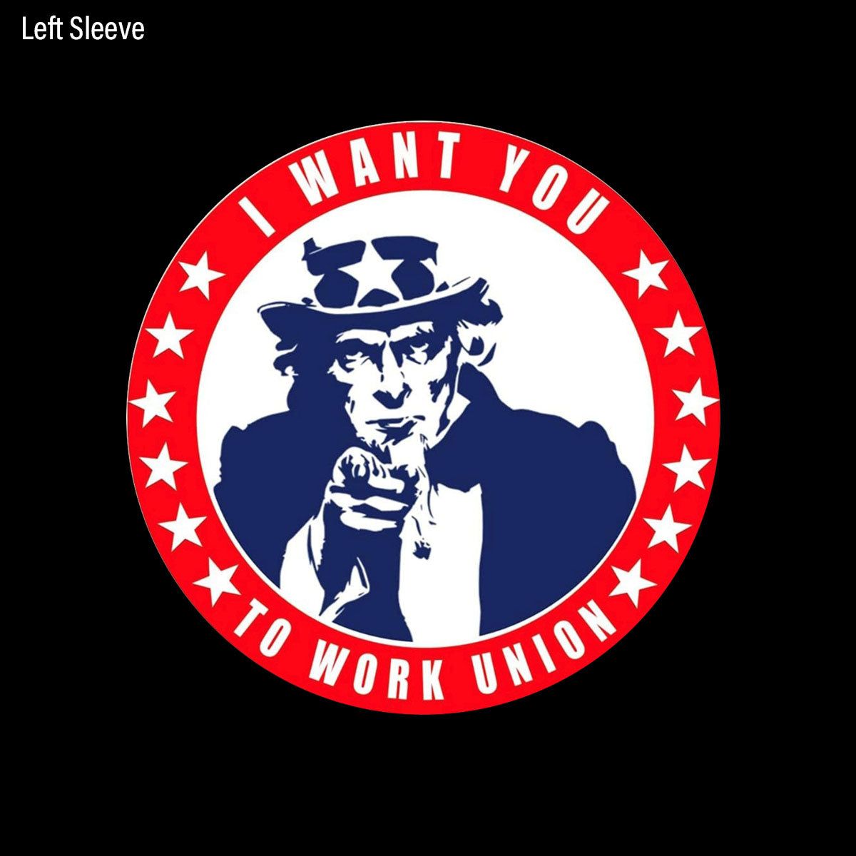 UAW 472 - Red White Apparel - w/ Left Sleeve Print