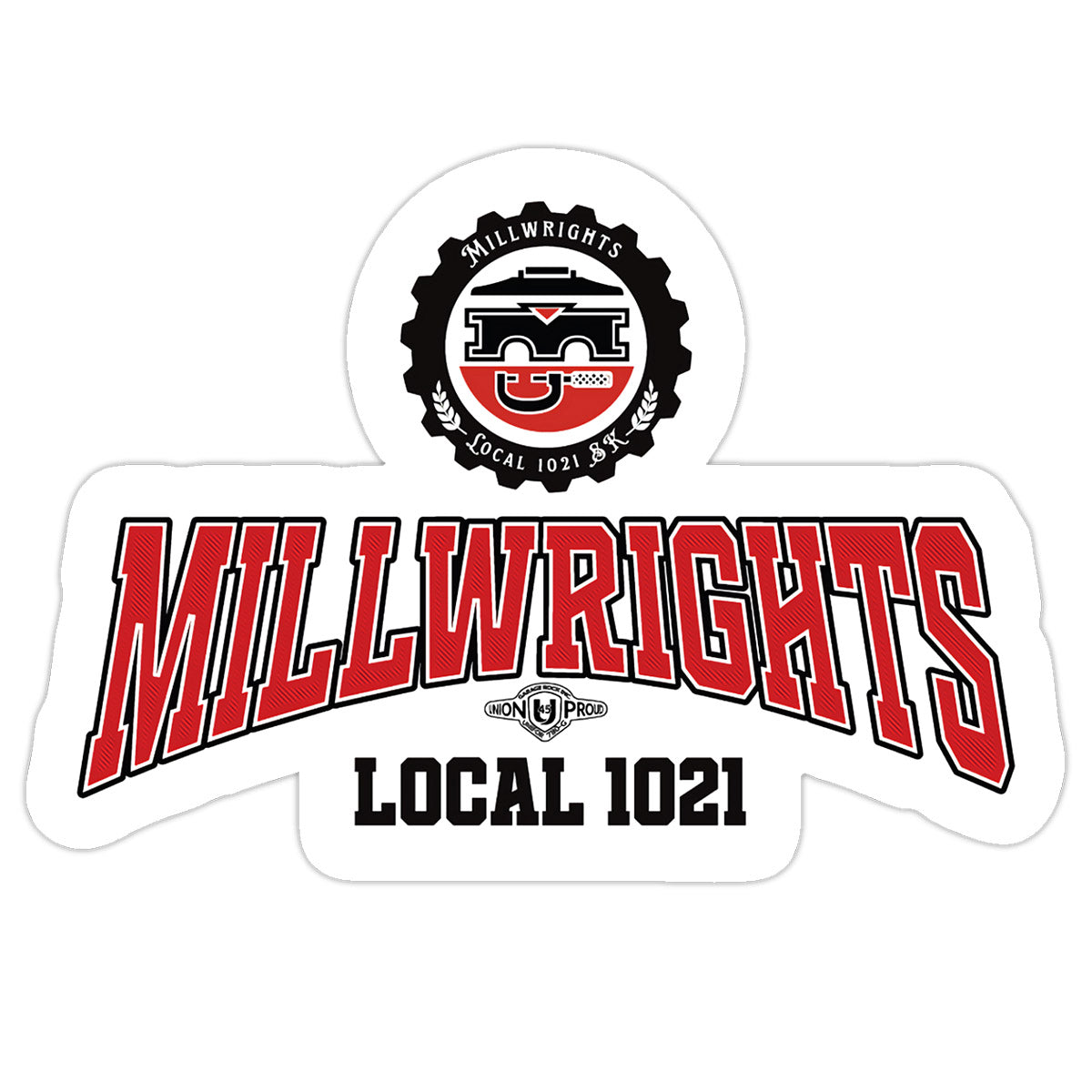 Millwrights 1021 - Champion Decal