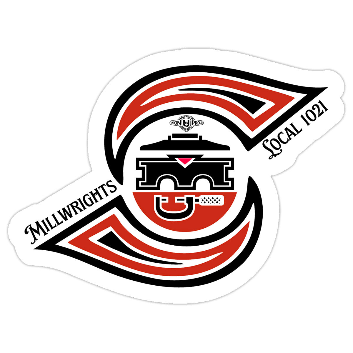 Millwrights 1021 - S Logo Decal