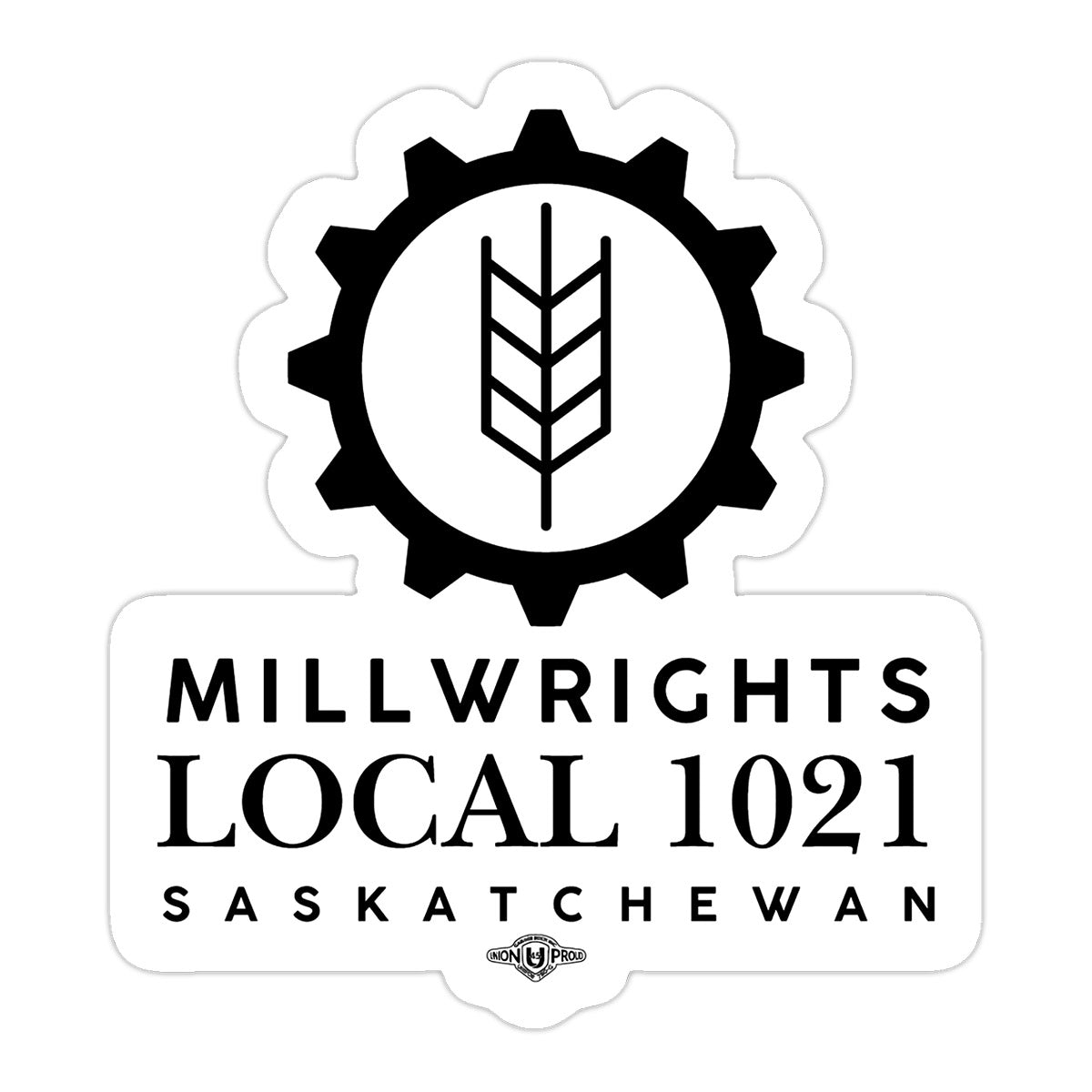 Millwrights 1021 - Saskatchewan Wheat Decal