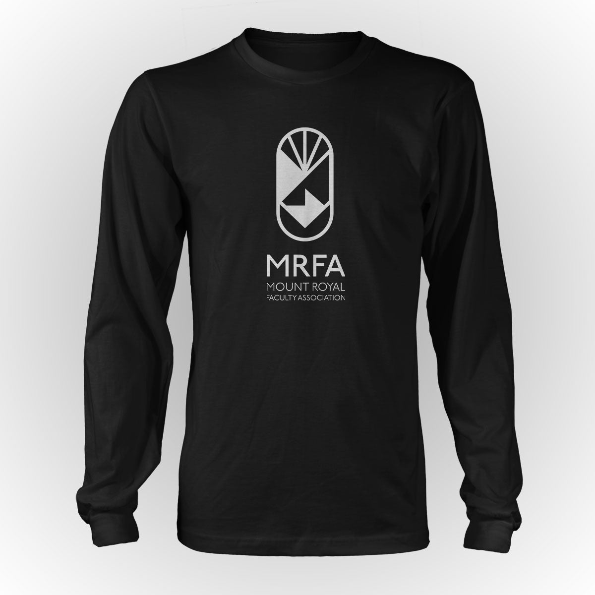 Mount Royal Faculty Association - Basic Logo Black Apparel