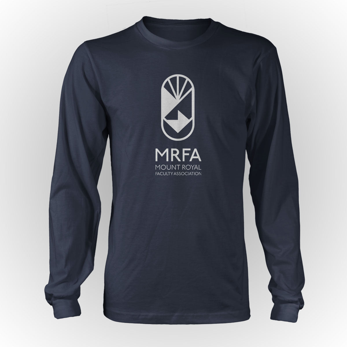 Mount Royal Faculty Association - Basic Logo Navy Apparel