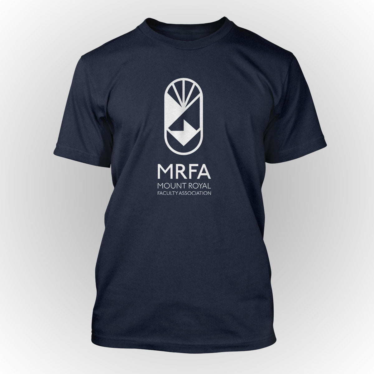 Mount Royal Faculty Association - Basic Logo Navy Apparel