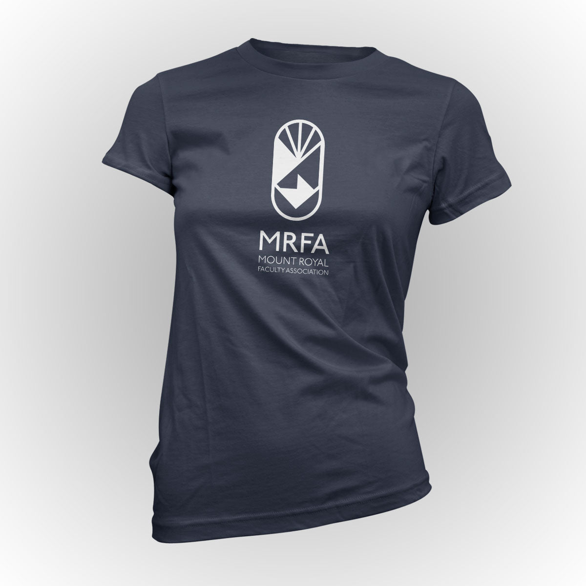 Mount Royal Faculty Association - Basic Logo Navy Apparel