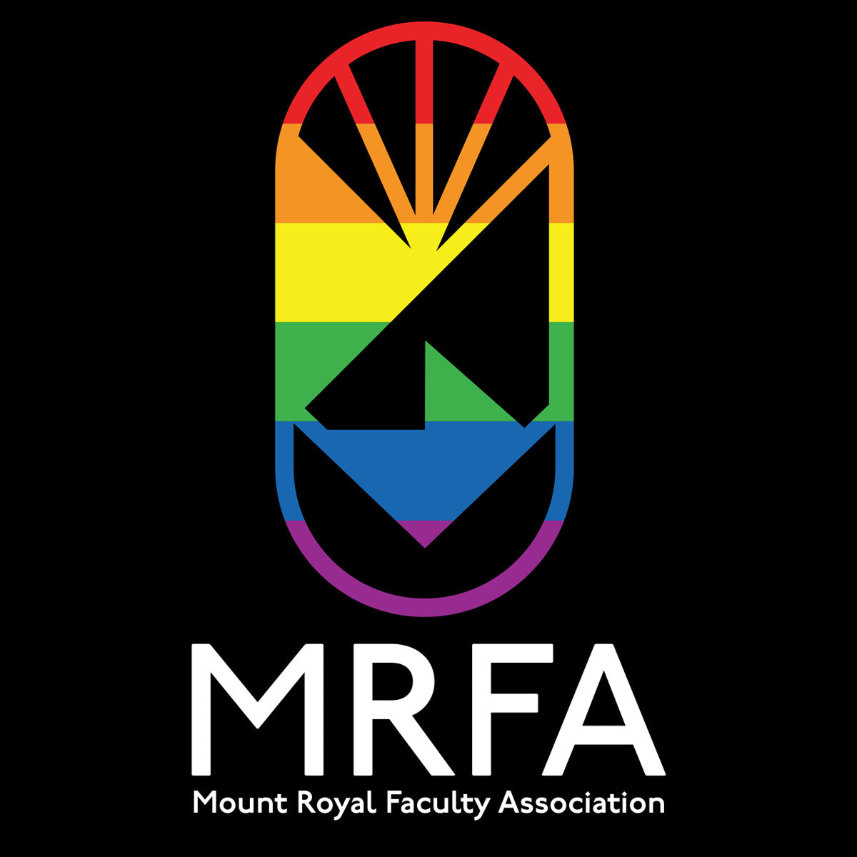 MRFA - Pride Flag (Black)