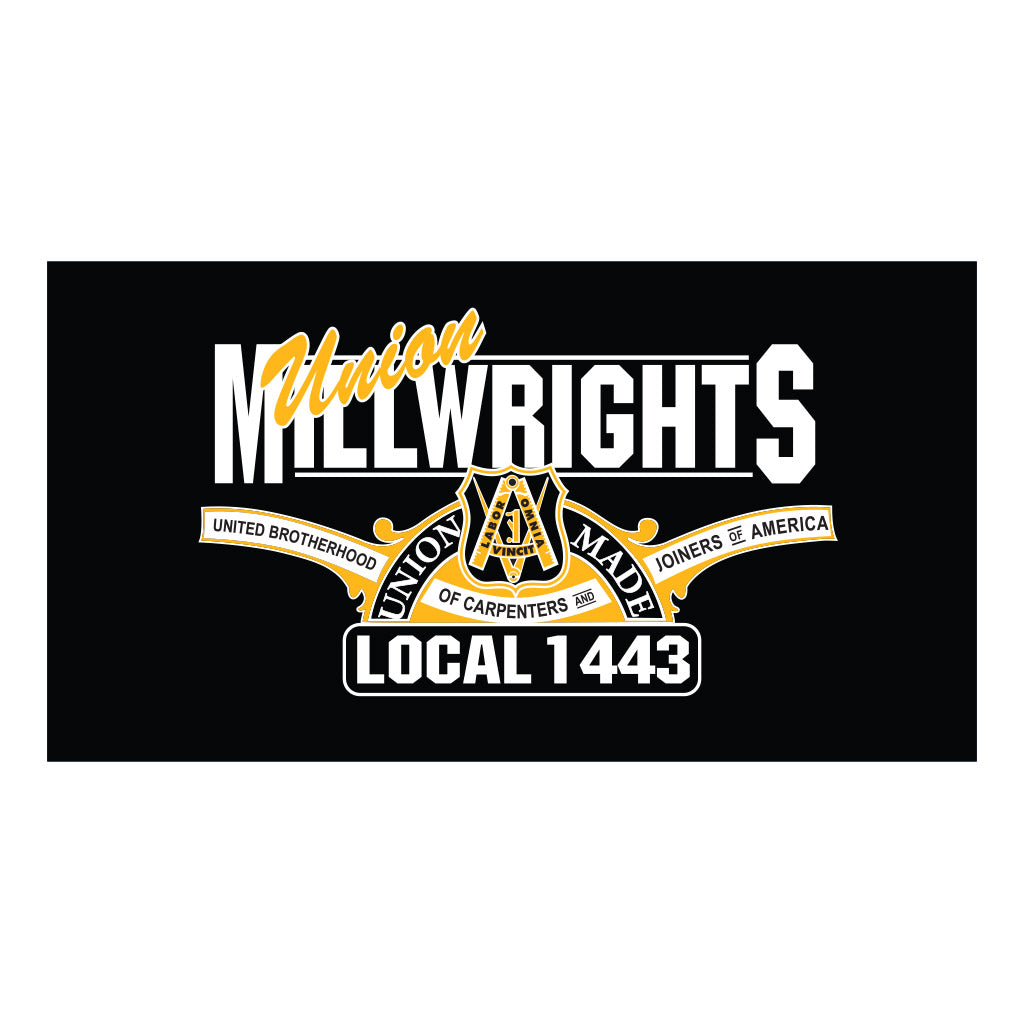 Millwrights 1443 Black Ink Pen - Full Colour Logo (Packs of 100)