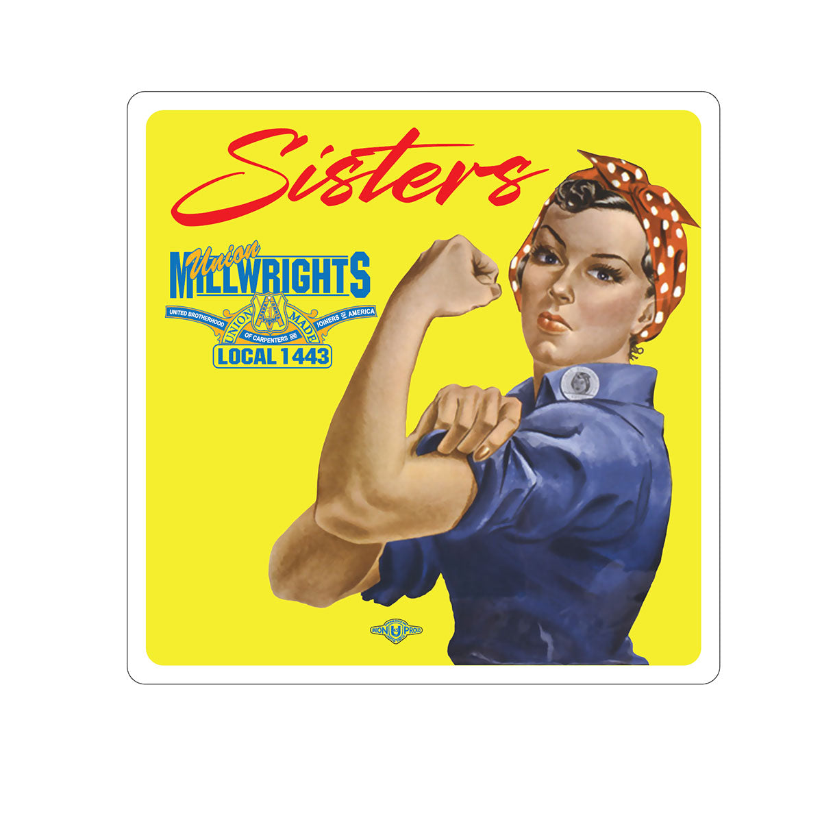 Millwrights 1443 Classic Rosie Decal