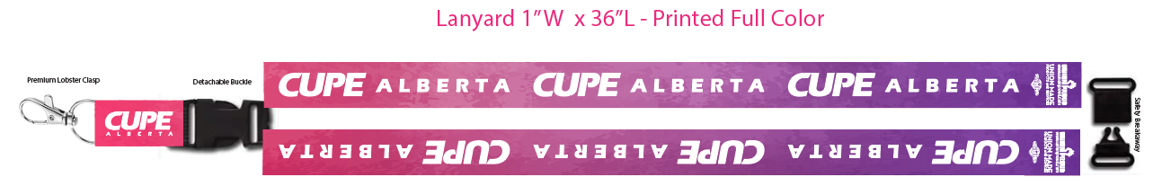 Lanyards - CUPE Alberta
