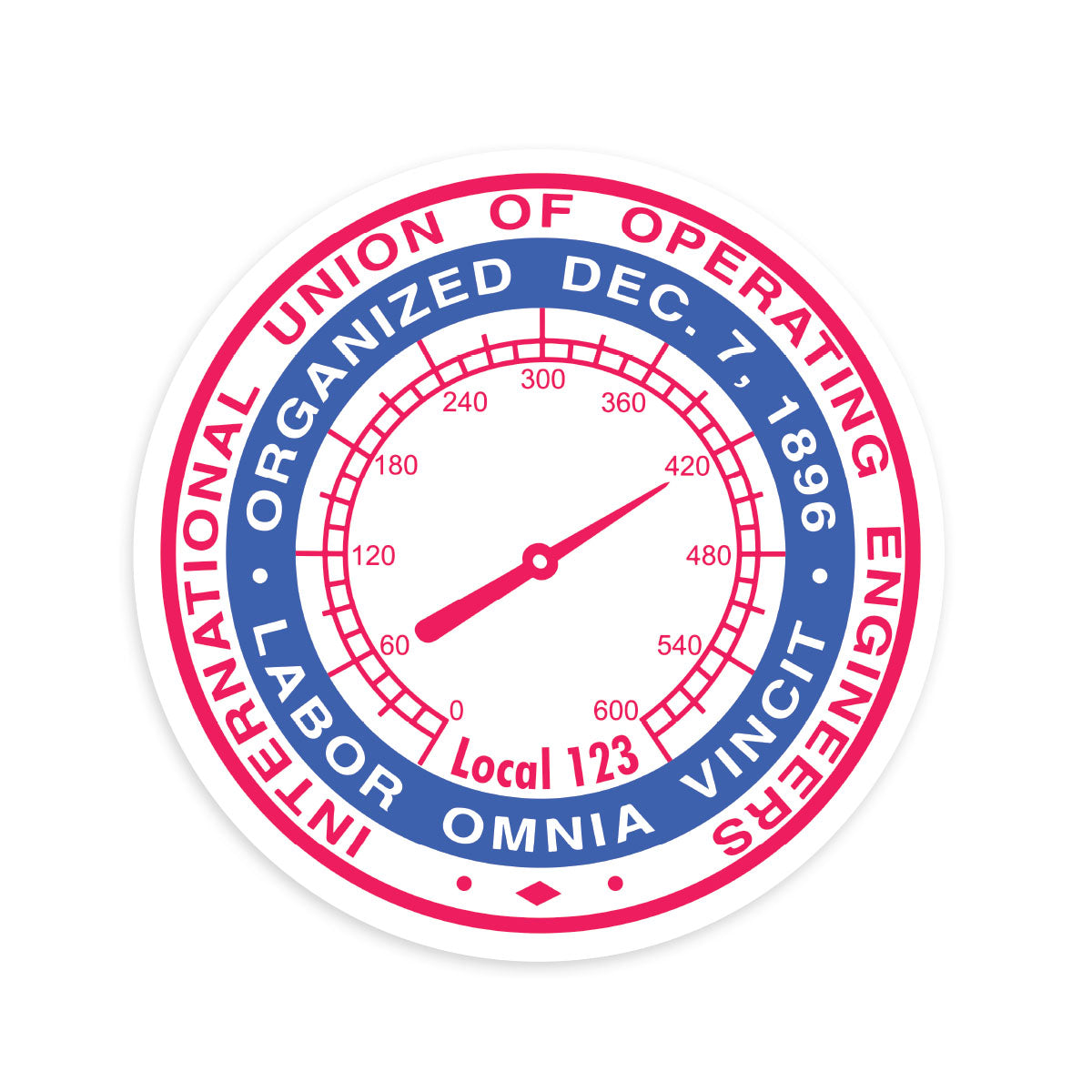 IUOE Basic Logo Union Decal