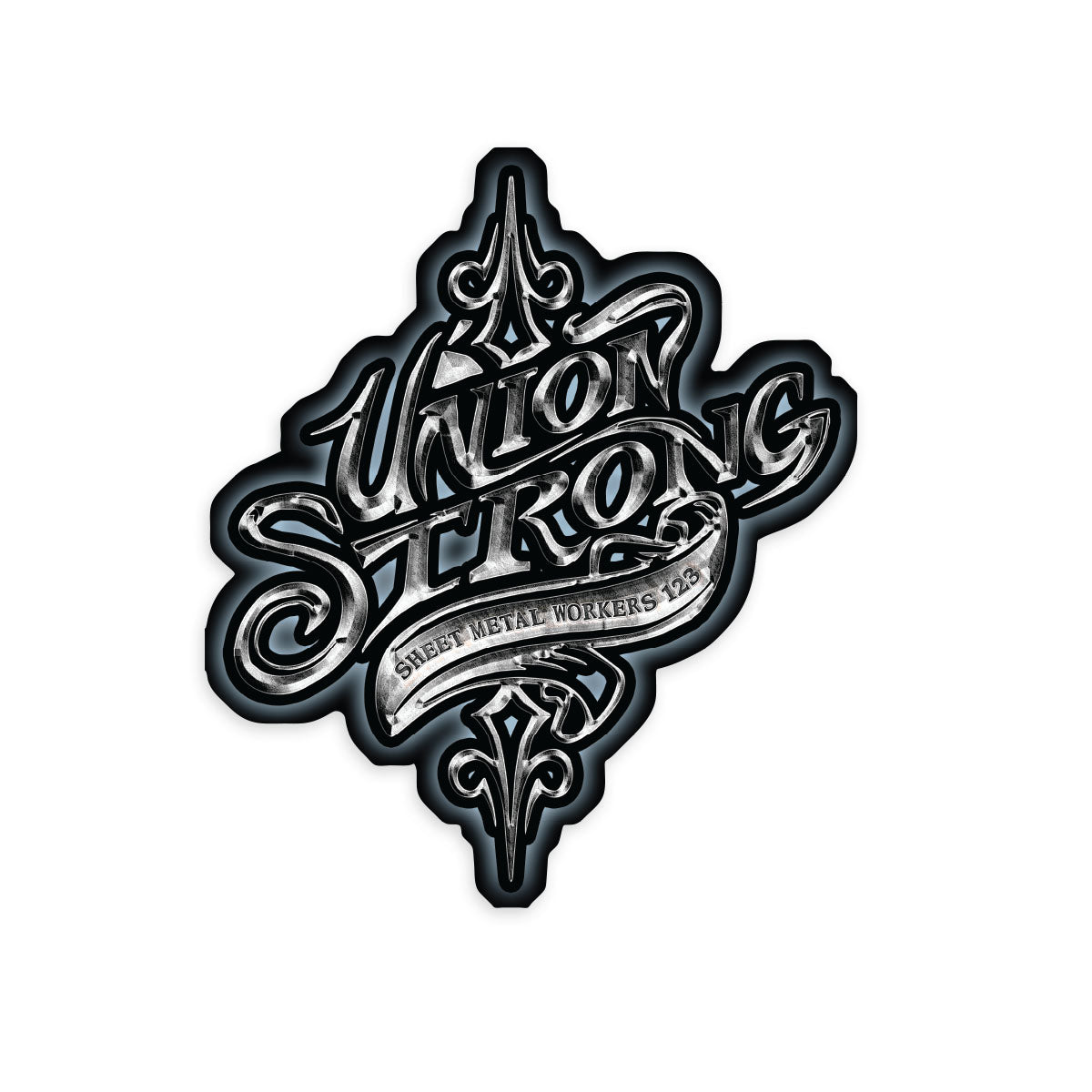 Sheet Metal Union Strong Decal