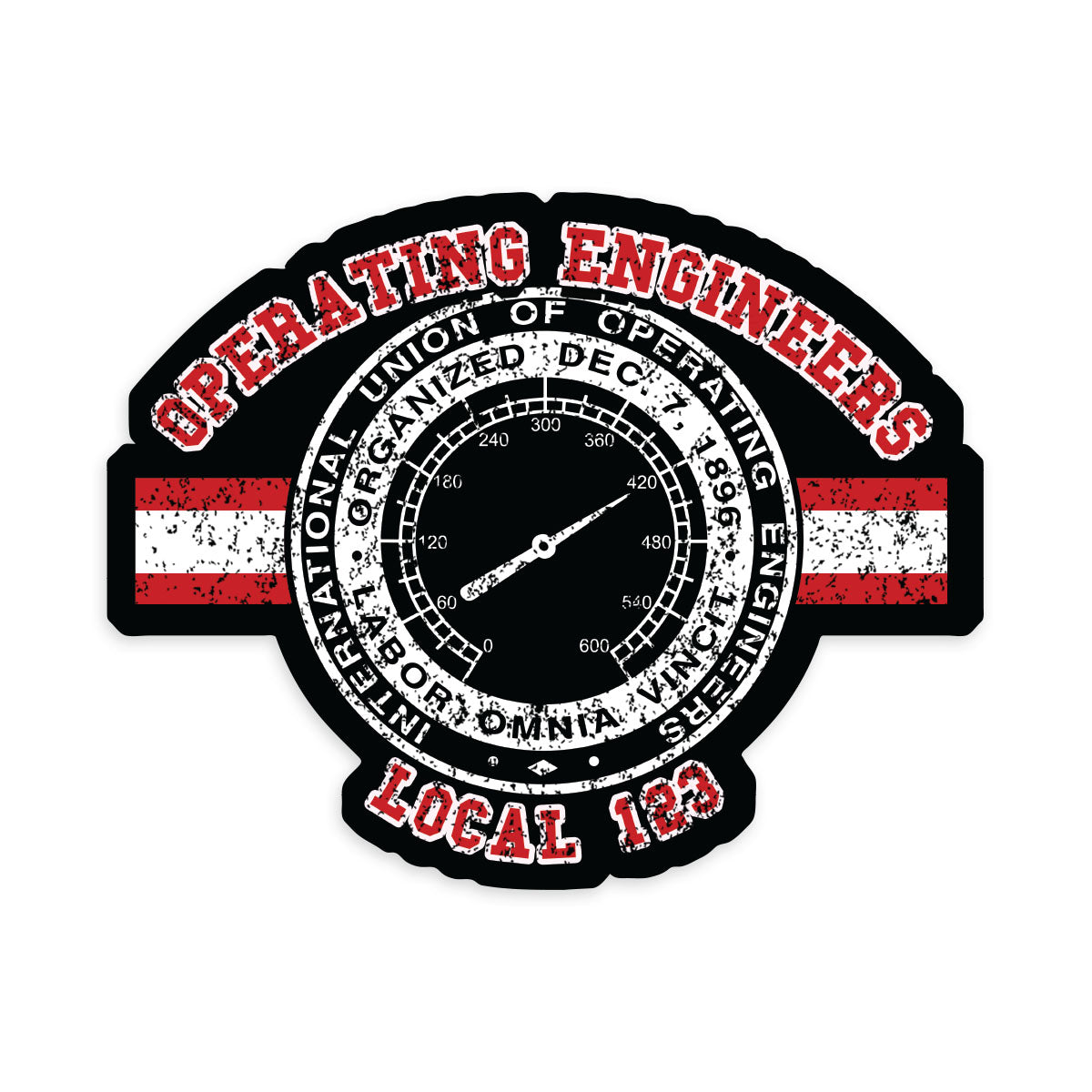 Operating Engineers Collegiate Union Decal