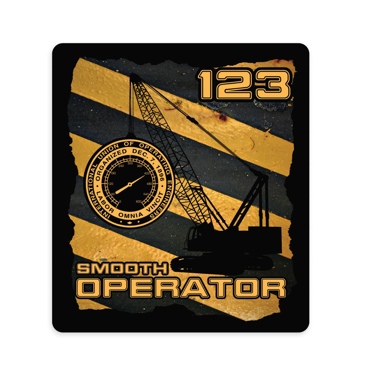 IUOE Smooth Operator Union Decal