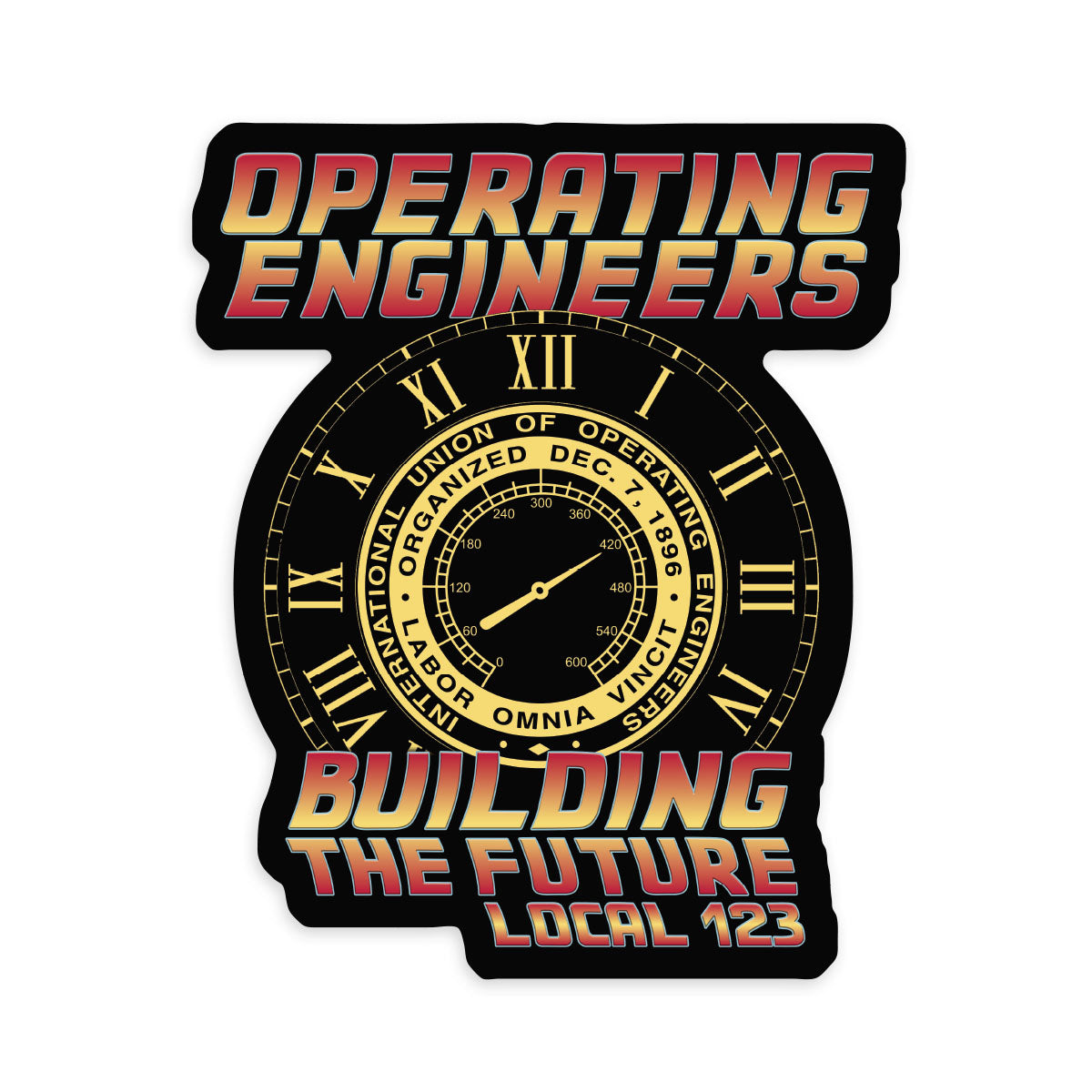 Operating Engineers Future Union Decal
