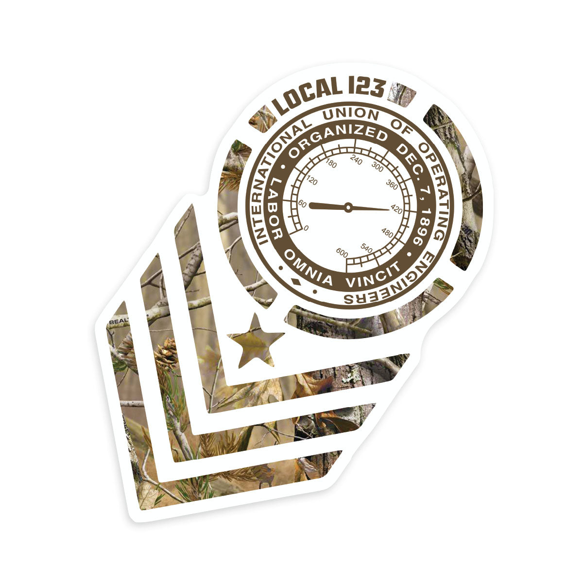 IUOE Military Decal