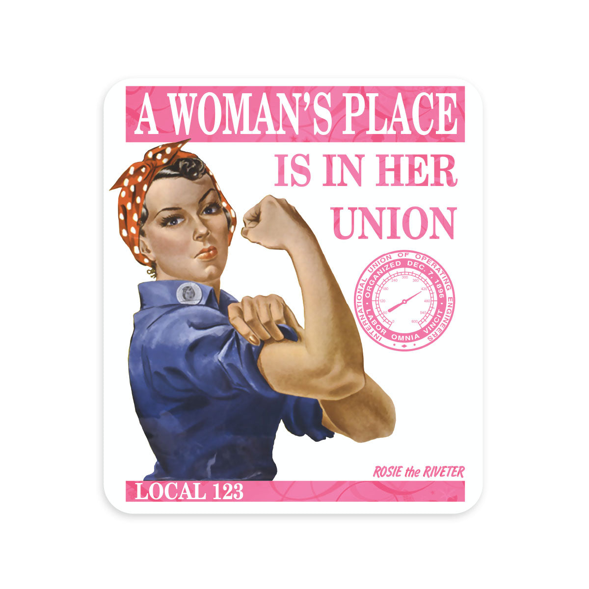 IUOE Classic Rosie Decal