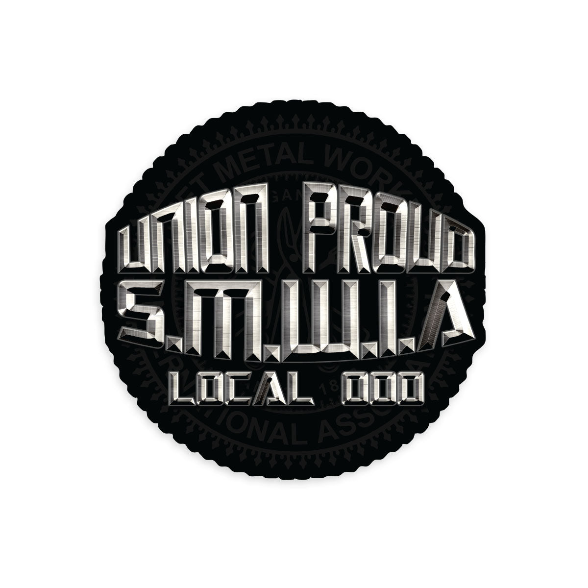SMWIA Basic Metal Decal