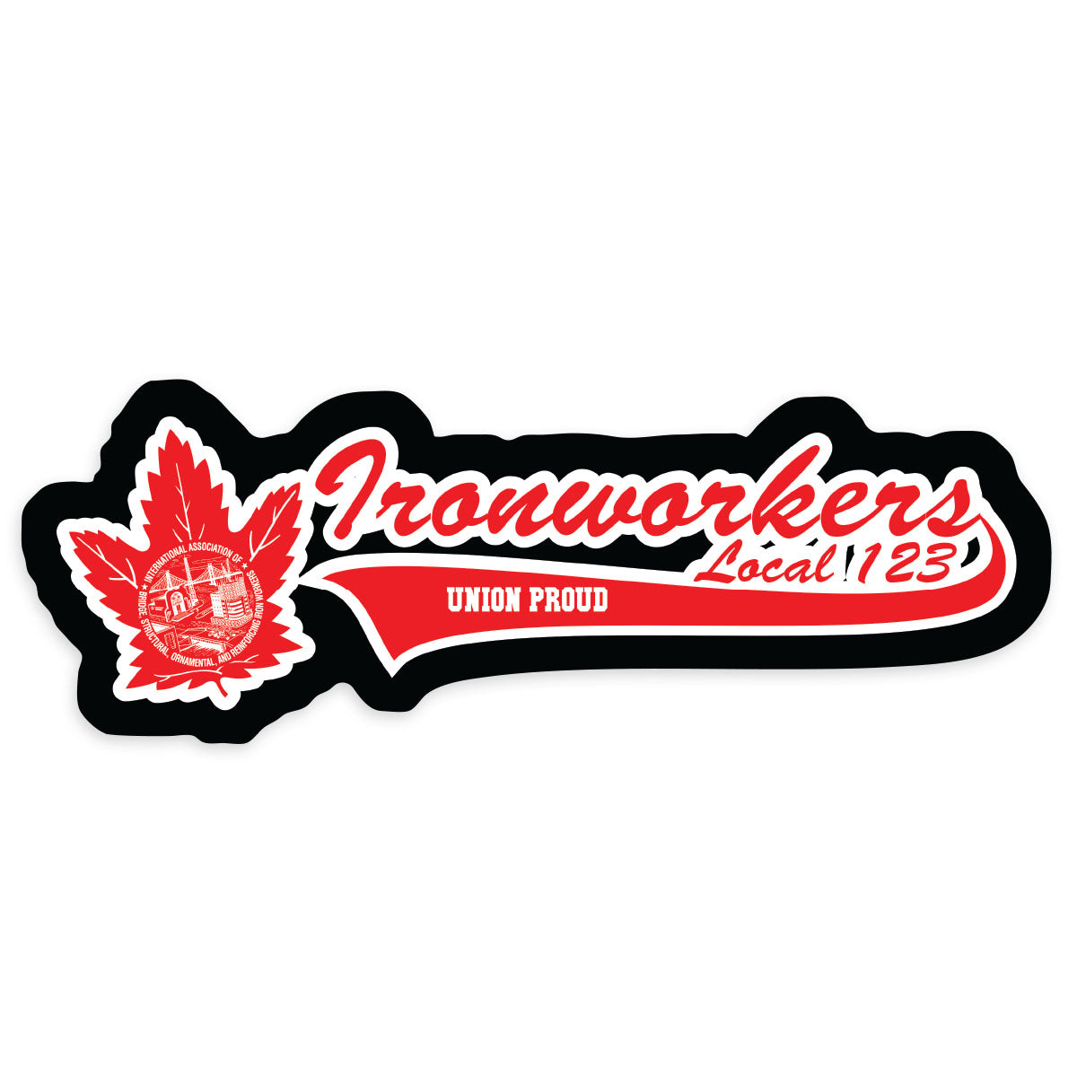 Ironworkers Athletic Canadian Union Decal