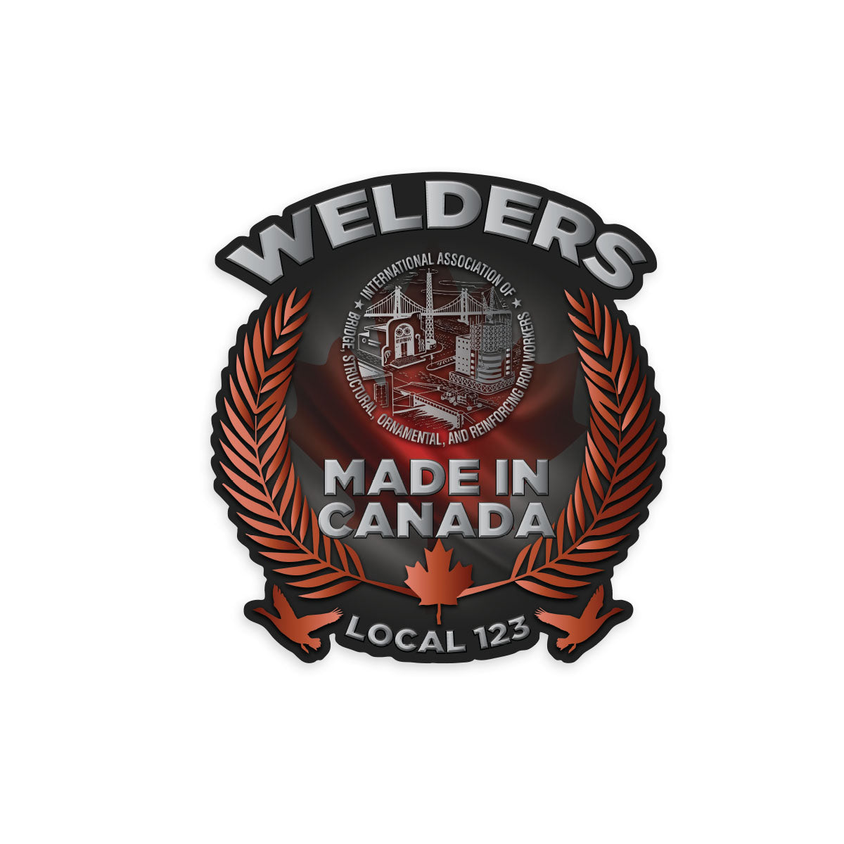 IW Welders Canada Decal