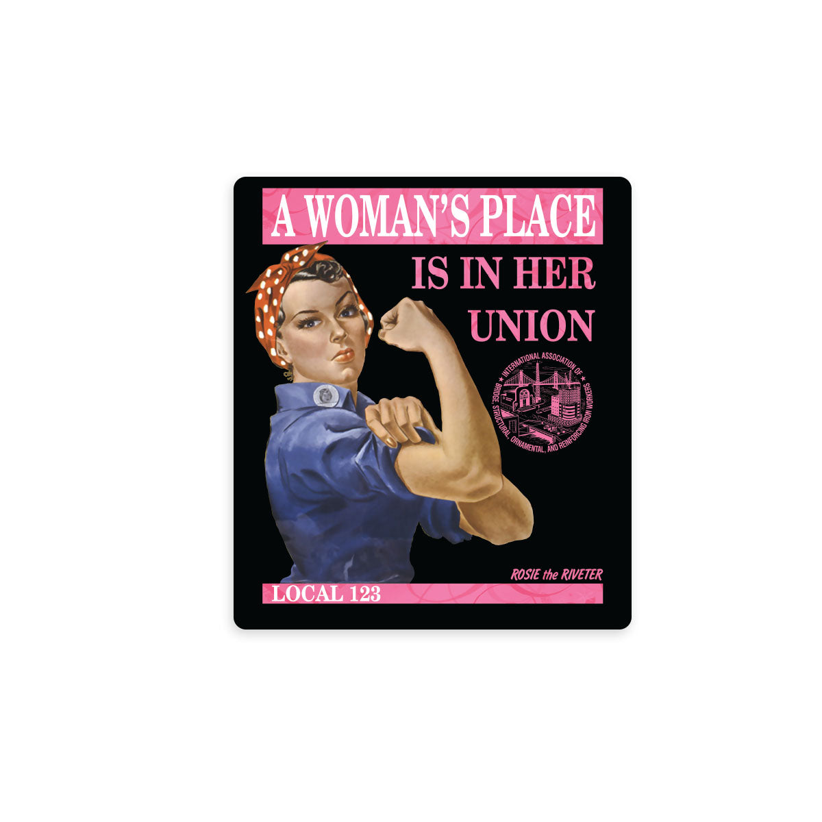 Ironworkers Classic Rosie Decal
