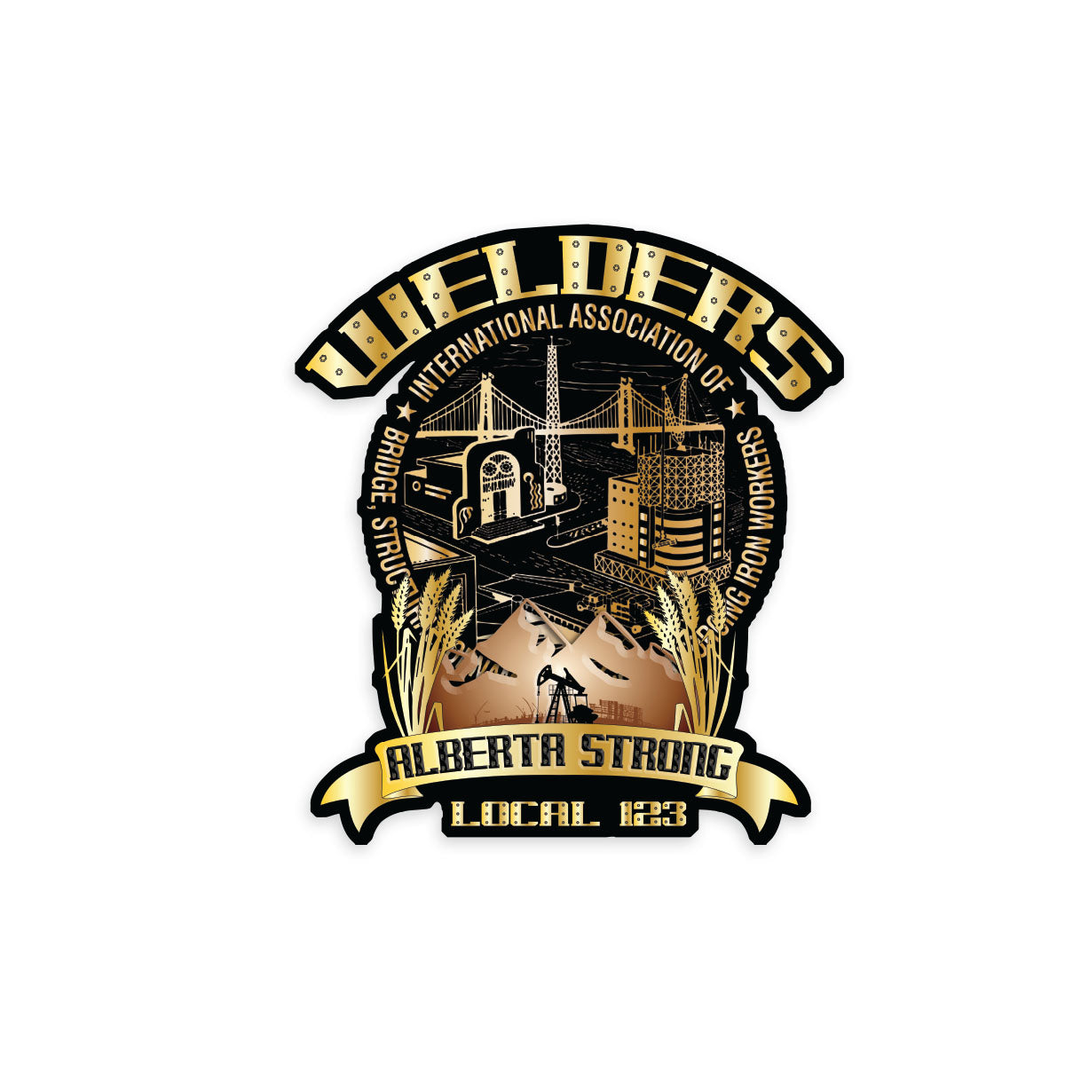 IW Welders Alberta Strong Decal