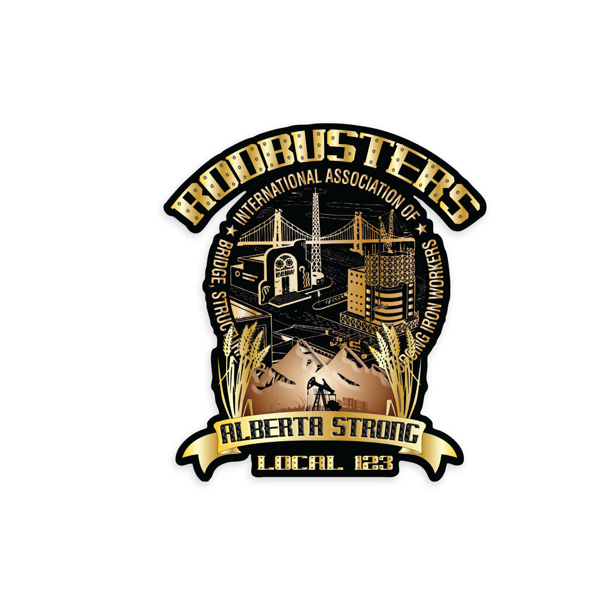 IW Rodbusters Alberta Strong Decal