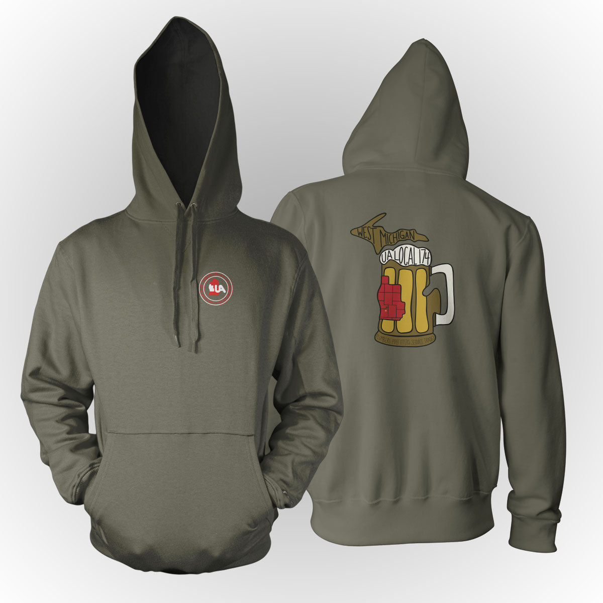 UA Local 174 Beer Mug Apparel