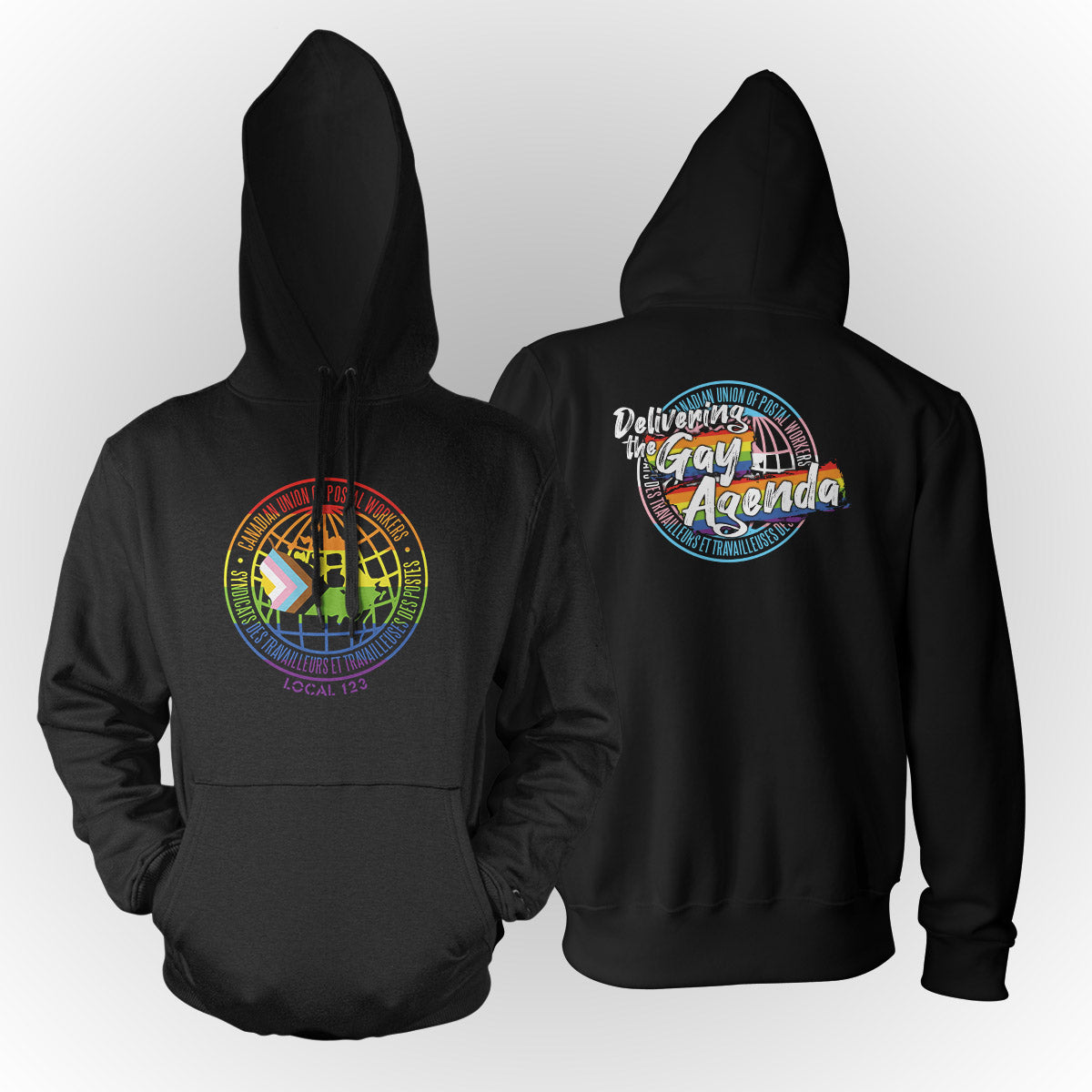 CUPW - Delivering the Gay Agenda (Back Print)