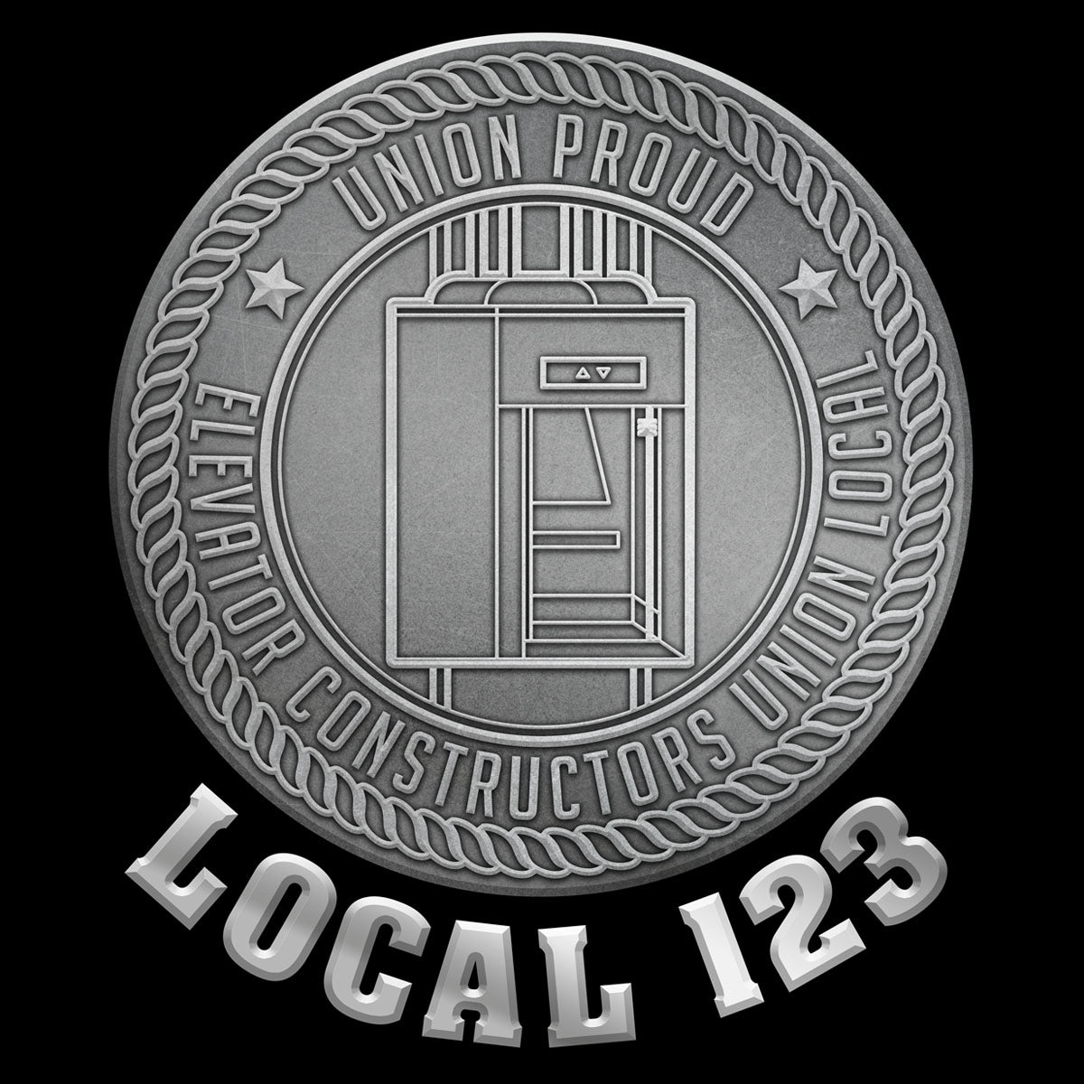 Elevator Constructors Union - Logo Medal