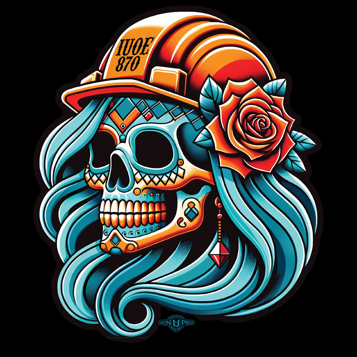 IUOE 870 - Day of the Dead (Black)