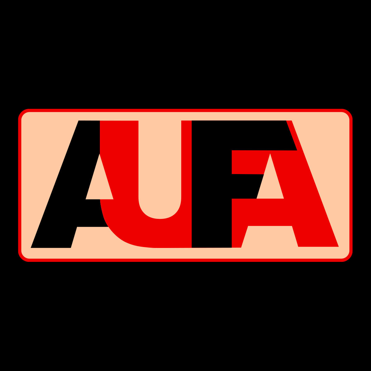 Athabasca University Faculty Association - Basic Logo Black Apparel