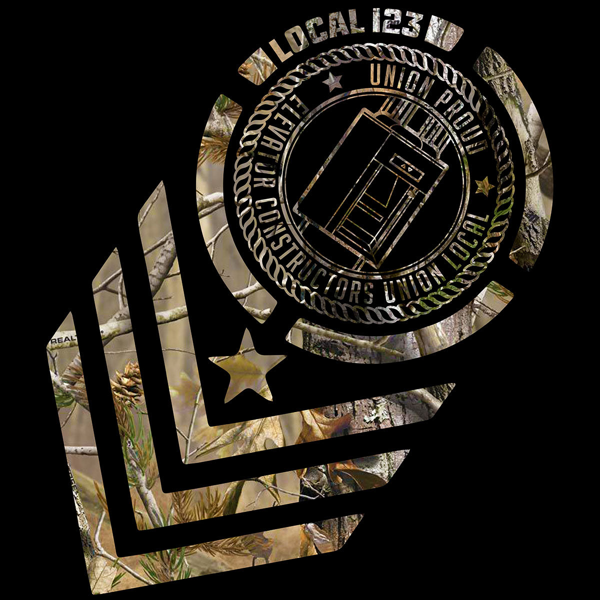 Elevator Constructors Union - Military Camo