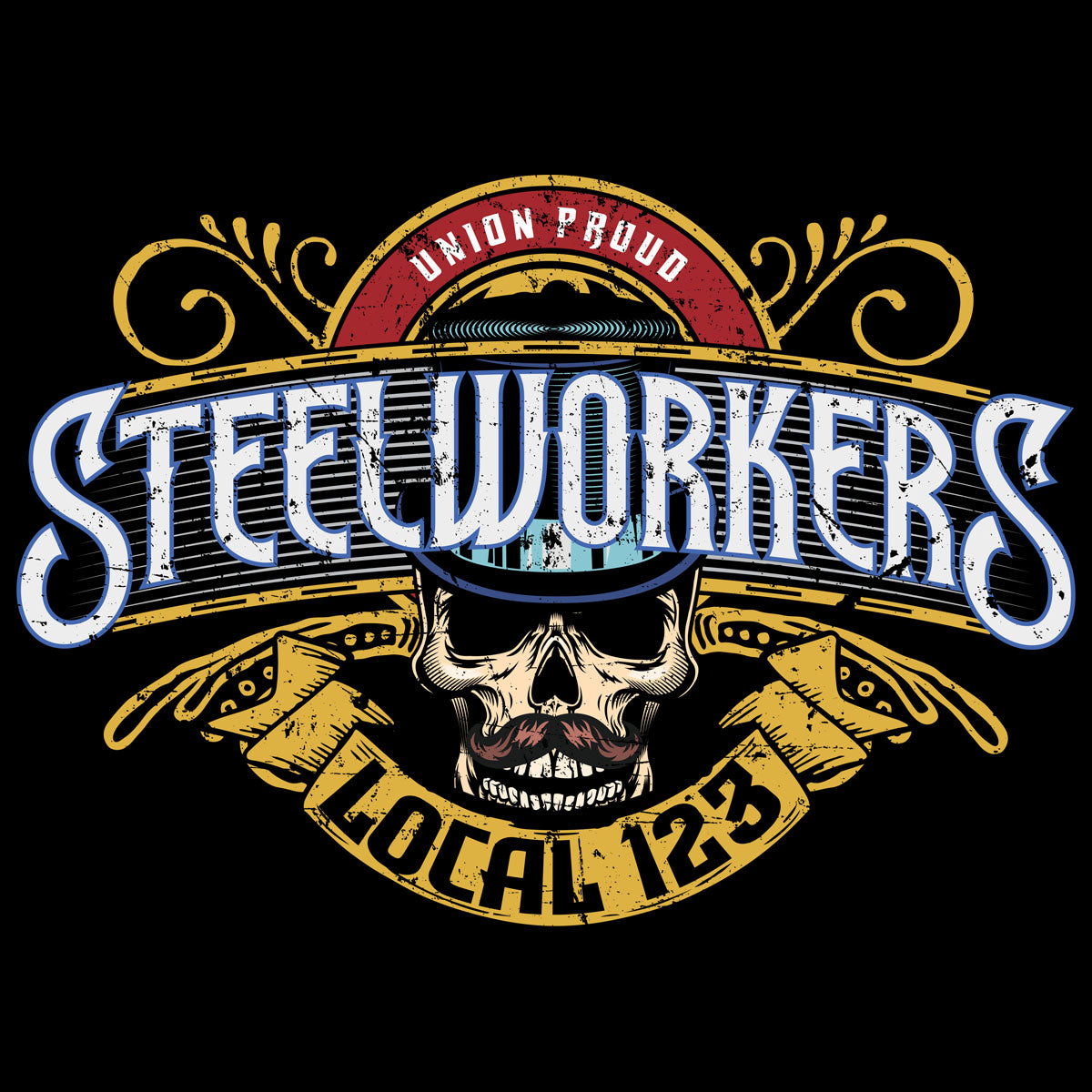 USW - Steelworkers Skull Hat