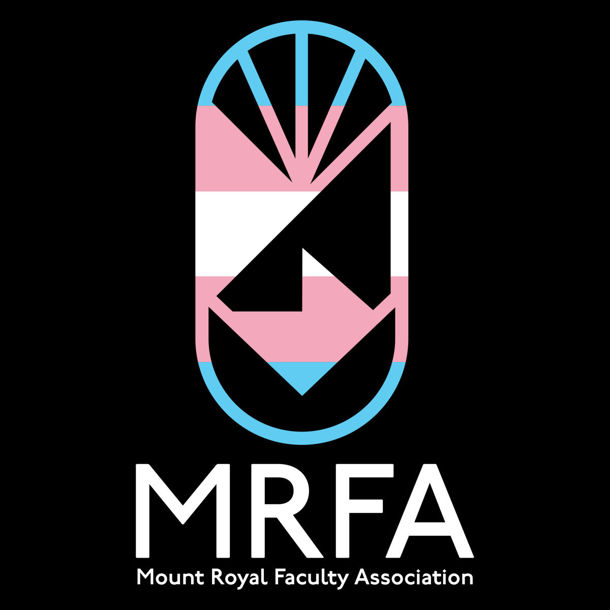MRFA - Trans Flag (Black)