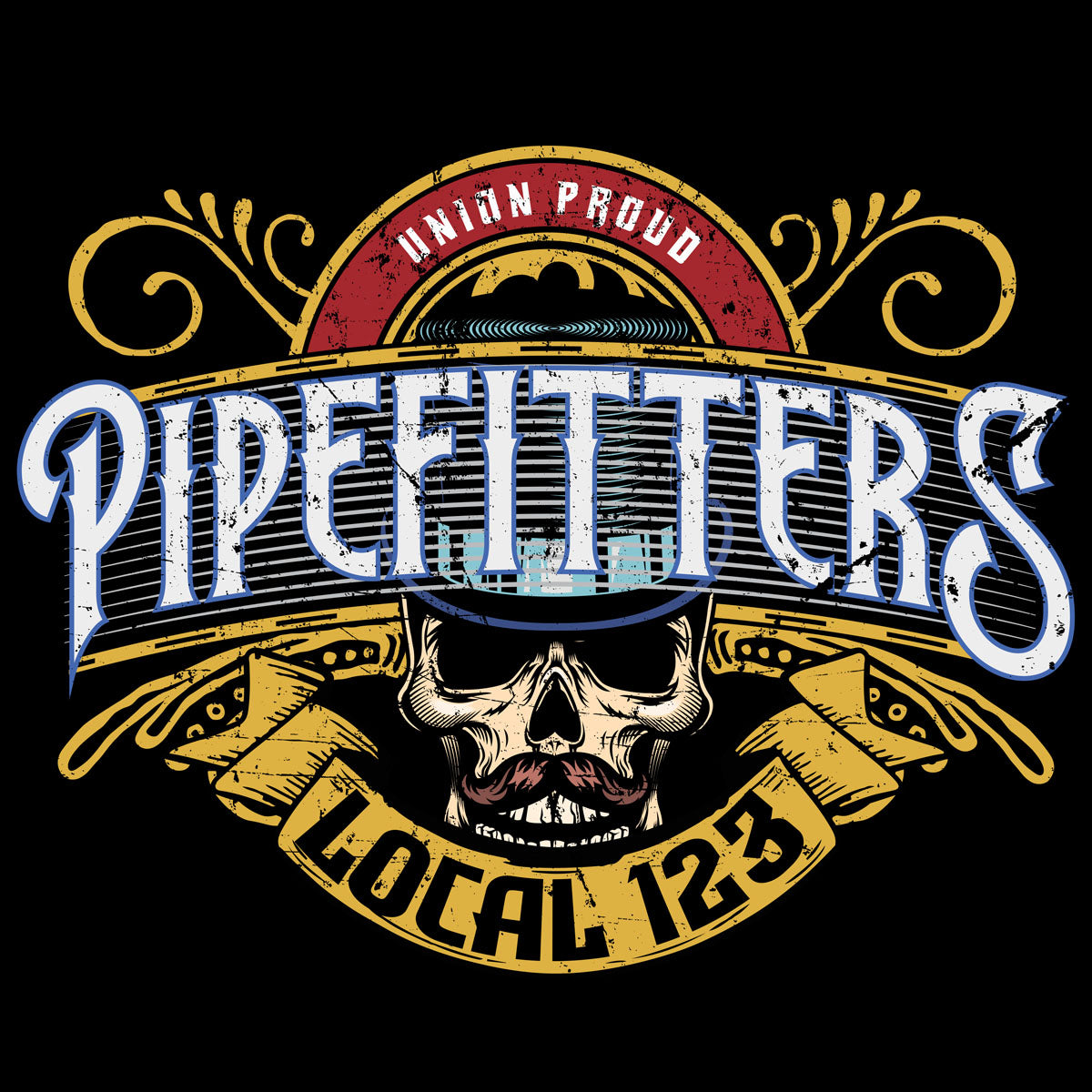 UA - Pipefitters Skull Hat