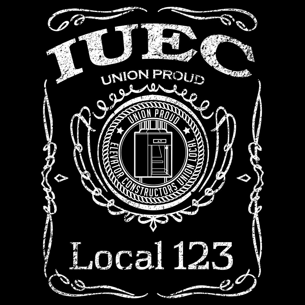 Elevator Constructors Union - Whiskey Initials