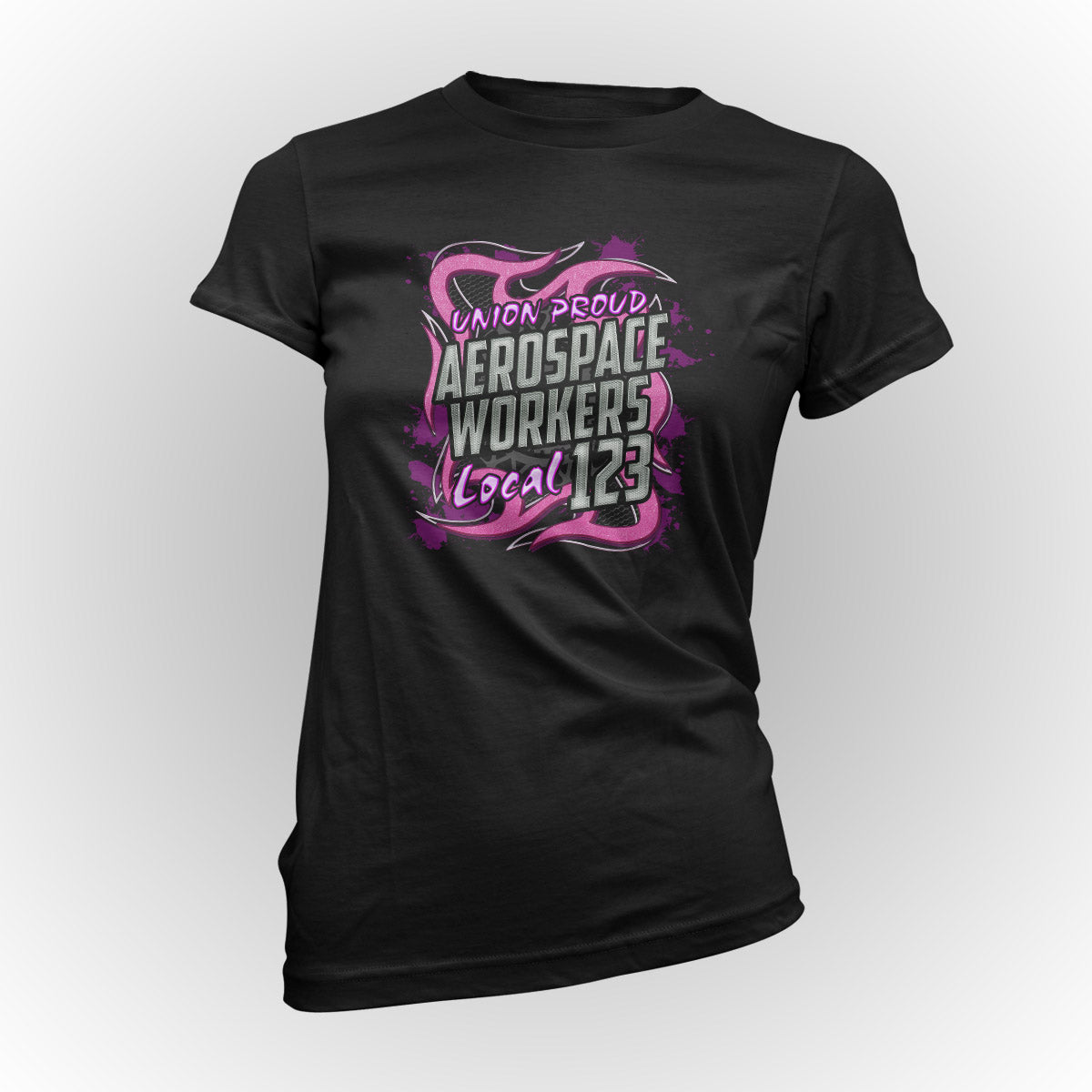 UAW - Aerospace Workers Pink Metal