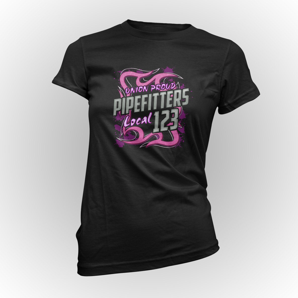 UA - Pipefitters Pink Metal