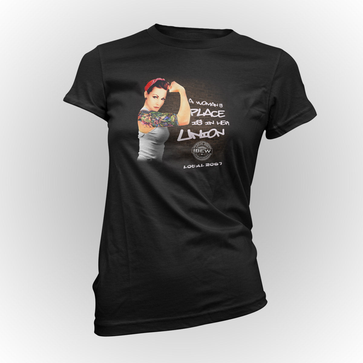 IBEW 2067 - Modern Rosie Wheat Stamp Apparel