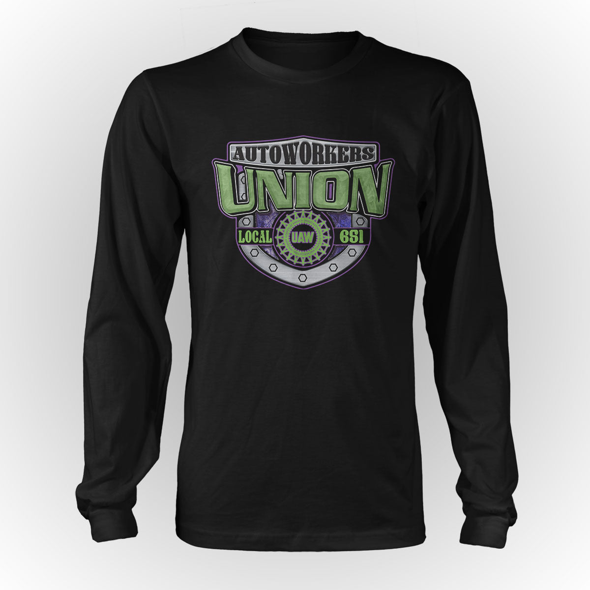 UAW - Green and Purple Shield