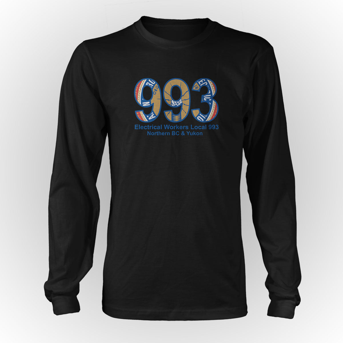 IBEW 993 - Masked Logo Apparel (Blue)